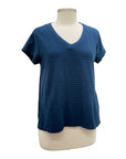 Cut Loose SHORT SLEEVE V NECK CROP TOP