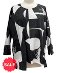 Andrea Geer LONG ASYMMETRICAL BLOUSE - ORIGINALLY $259