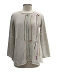 Red Thread ALINE CONTRAST TUNIC SWEATER BARRY
