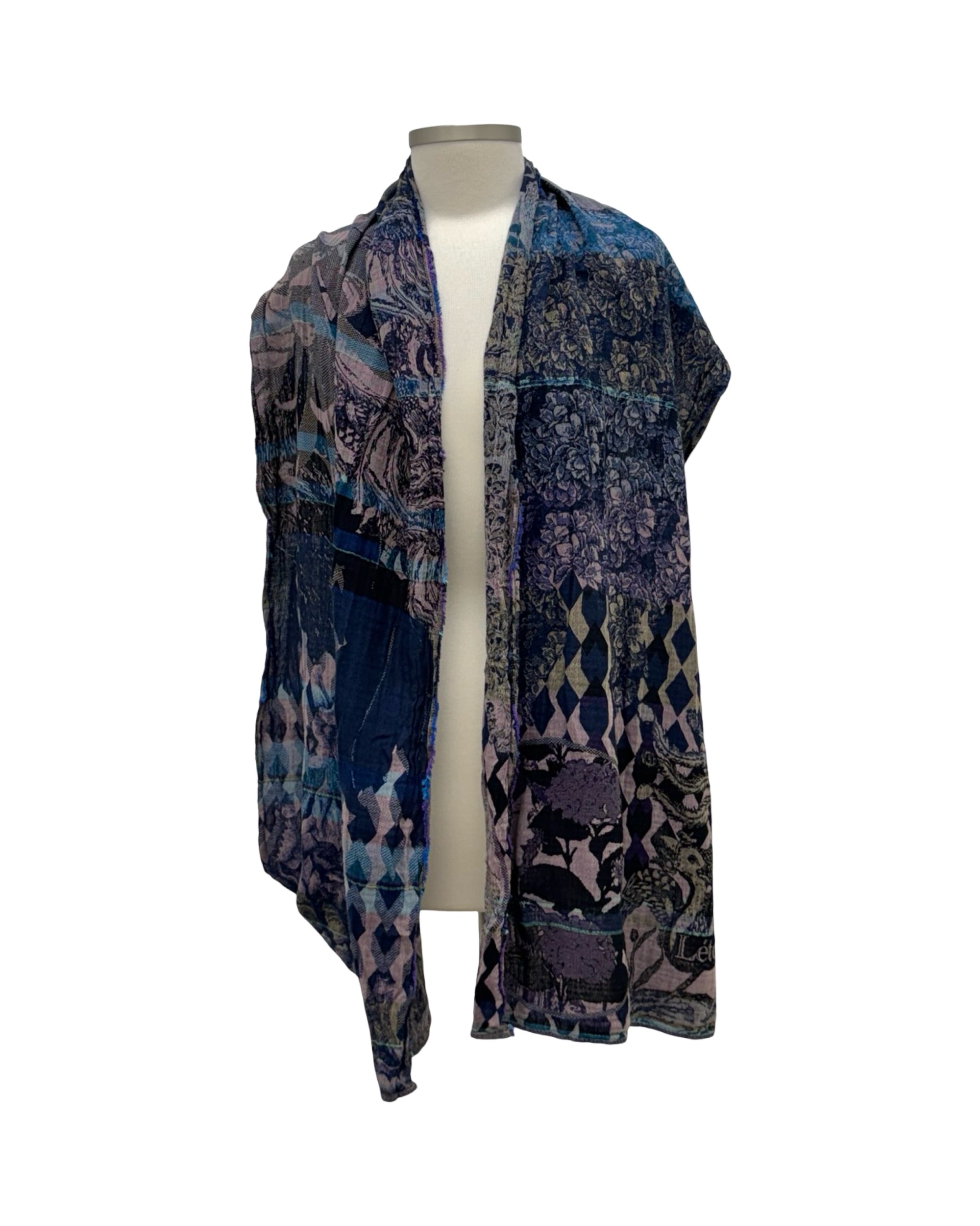 Létol DIAMOND PEACOCK SCARF
