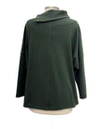Eleven Stitch by Gerties RIB KNIT SNAP TURTLENECK TOP