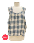 Jaded Gypsy GINGHAM WEAVING ABOUT TANK Originally $99