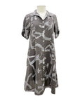 Fenini SHORT SLEEVE SHIRT DRESS PRINT