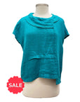 Fenini LINEN CROP TOP - Originally $139