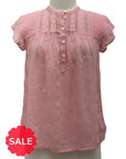 Johnny Was SHORT SLEEVE PRINT BLOUSE TUNARA - ORIGINALLY $99