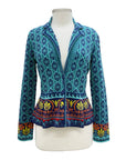 IVKO LAPEL JACKET SWEATER PRINT