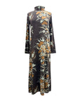 Bryn Walker FLORAL TURTLENECK DRESS LONG SLEEVE