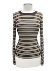 Michael Stars ECO STRIPE LONG SLEEVE CREW