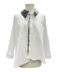 Moyuru BRUSH COLLAR BLOUSE
