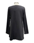 Cynthia Ashby LONG SLEEVE CREW GRAPHIC TEE MARGO
