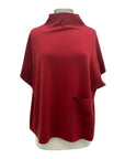 Moonlight CAP SLEEVE MOCK TOP