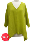 Bryn Walker SOLID GAUZE BAXTER TOP - ORIGINALLY $119 🔵