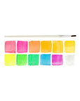ooly CHROMA BLENDS NEON WATERCOLORS SET OF 12