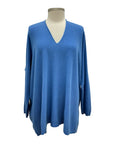 Amazing OVERSIZE DEEP V SWEATER MIKA