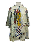 Three Potato TUNIC BUTTON BLOUSE