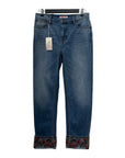 Johnny Was CUFFED SLIM STRAIGHT JEAN