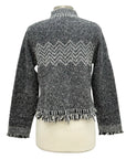 Foil TUSSLE ZIGZAG MOCK SWEATER