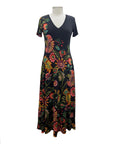 Johnny Was JANIE V NECK CAP SLEEVE DRESS
