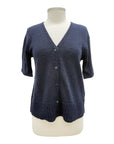 Foil SHORT SLEEVE KNITTY CARDIGAN