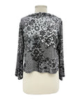 Bryn Walker LACE PRINT JERSEY LONG SLEEVE SHIRT
