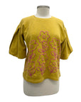 Ivy Jane SHORT SLEEVE FLOWER SWEATSHIRT
