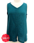 Oh My Gauze HENRI V NECK TANK - ORIGINALLY $59