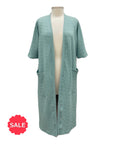 Inoah SHORT SLEEVE LONG JACKET Originally $109