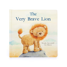 Load image into Gallery viewer, Jellycat VERY BRAVE LION BOOK
