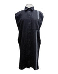 Ozai N Ku TEXTURE DENIM SHORT SLEEVE DRESS