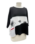 Shana ZIP DETAIL SHORT SLEEVE BLOUSE