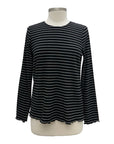 Fenini LONG SLEEVE STRIPE TOP