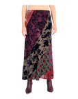 Alembika CUT VELVET SKIRT
