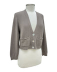 Amazing 2 PKT CARDI SWEATER POOK CROP