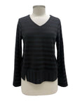 Habitat V NECK SHADOW STRIPE SEAM TEE