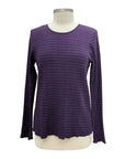 Fenini LONG SLEEVE STRIPE TOP
