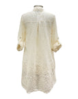 Blueberry EMBROIDEREDB TENCEL LONG BLOUSE