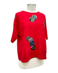 Yaza JERSEY PATCHWORK TUNIC