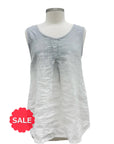 Blueberry LINEN TANK TOP DEGRADE Originally $163