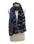 Létol FLORAL ABSTRACT SCARF