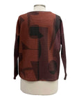 Andrea Geer LONG SLEEVE CROP PIECED TOP
