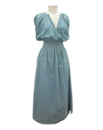APNY CINCH WAIST INDIGO DRESS