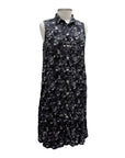 Shana BUTTON COLLAR TANK DRESS