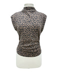 Michael Stars PRINT MOCK RIB CAP SLEEVE AMARE - ORIGINALLY $98