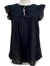 Load image into Gallery viewer, Suzy D London FRILL SLEEVE BLOUSE ROMA - ORIGINALLY $99
