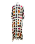 M Square SHORT SLEEVE V NECK DRESS