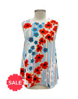 Inoah PRINT EYELET TANK POPPY BREEZE - Originally $89