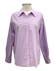 Michael Stars LONG SLEEVE POPLIN BLOUSE - Originally $198
