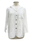 Fenini LINEN LONG SLEEVE BLOUSE