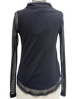 Porto MESH LONG SLEEVE TOP ROLO