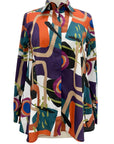 Kozan PHOEBE PRINT SHIRT - Originally $219